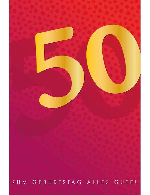 DK Zahlengeburtstag 50