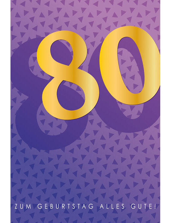 DK Zahlengeburtstag 80