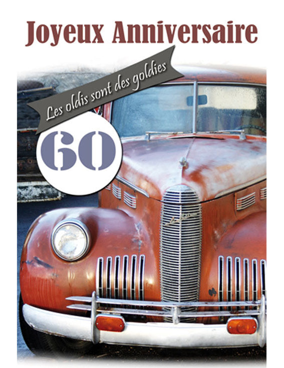 CD Anniversaire Chiffre 60 12-758