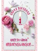 Soundkarte Happy Birthday Hast Du einen Herzensw.