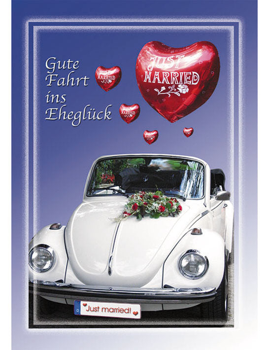 97136; Soundkarte Gute Fahrt ins Eheglück