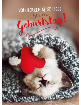 Von Herzen alles Liebe zum Geburtstag