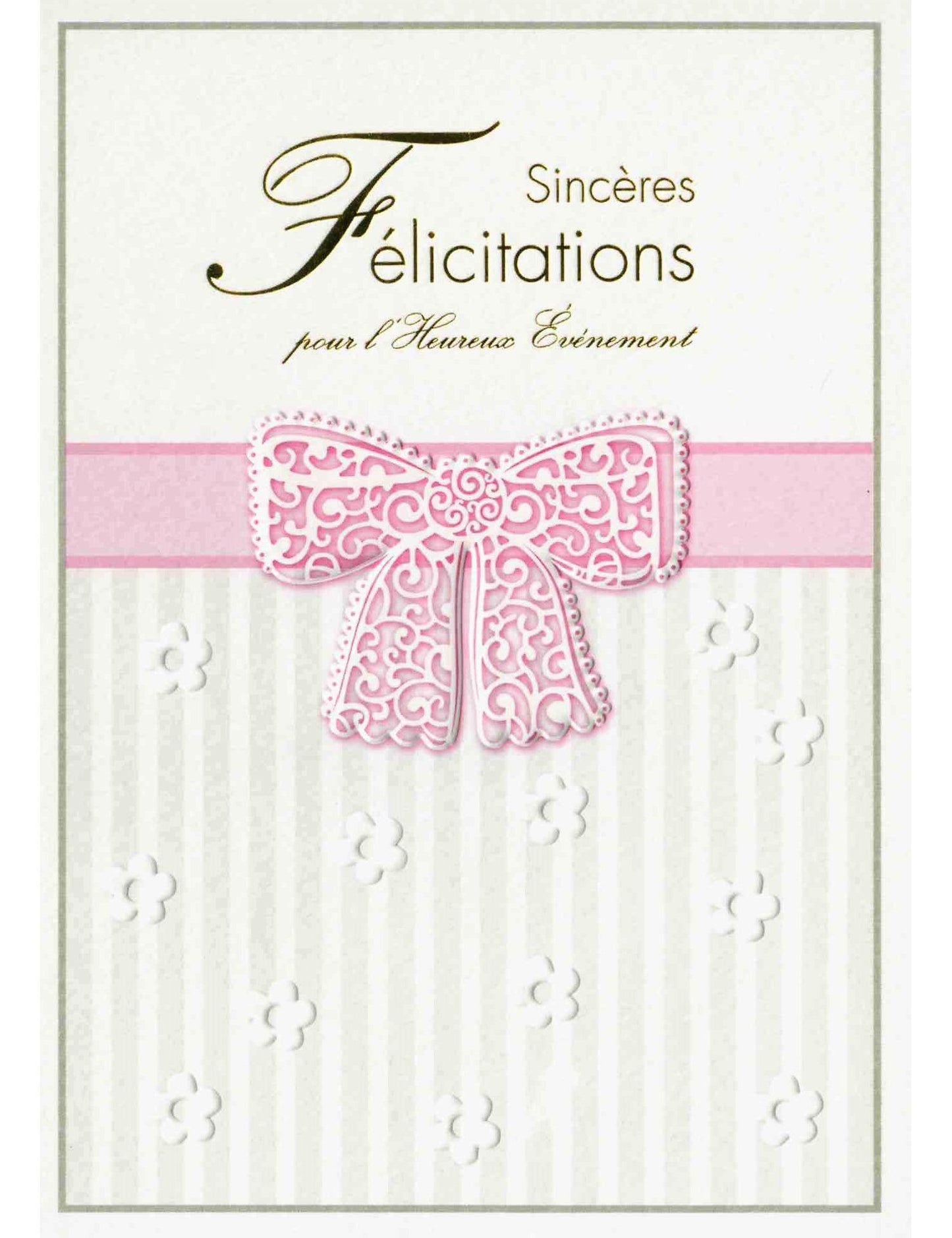 Doppelkarte. Heureux Événement