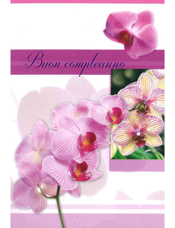 Doppelkarte. Buon compleanno