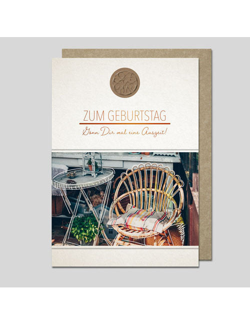 Doppelkarte. Geburtstag