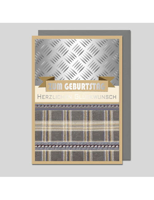 Doppelkarte. Geburtstag