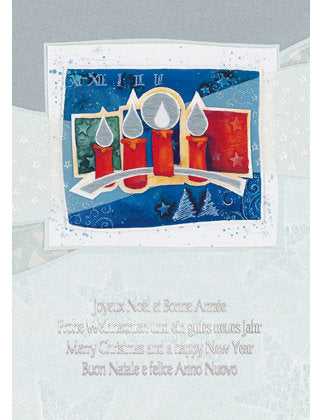 Cartes double multi-pack. Noël 97-1082-2-A6 5 Ex.