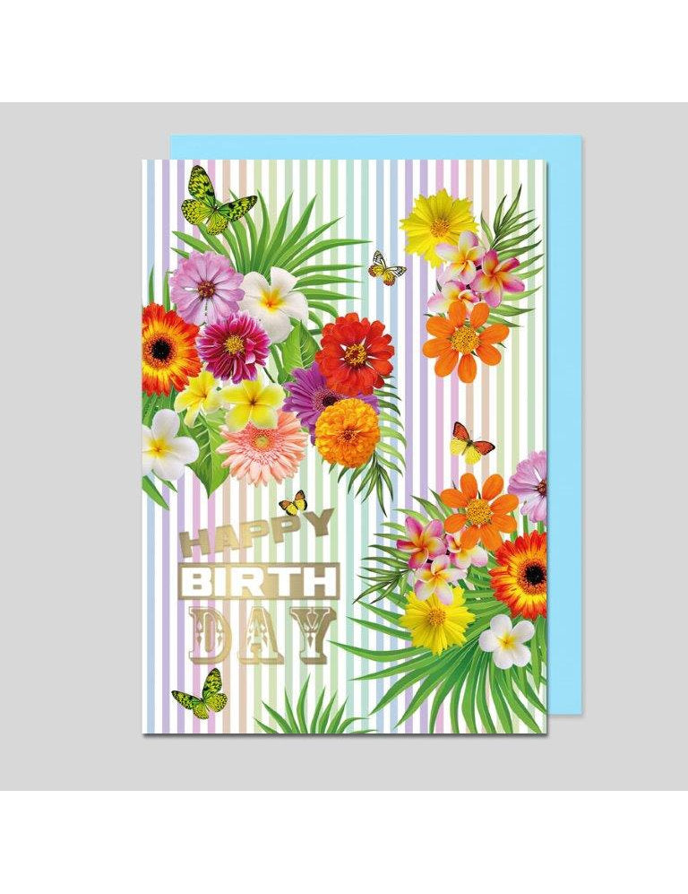 Doppelkarte. Geburtstag