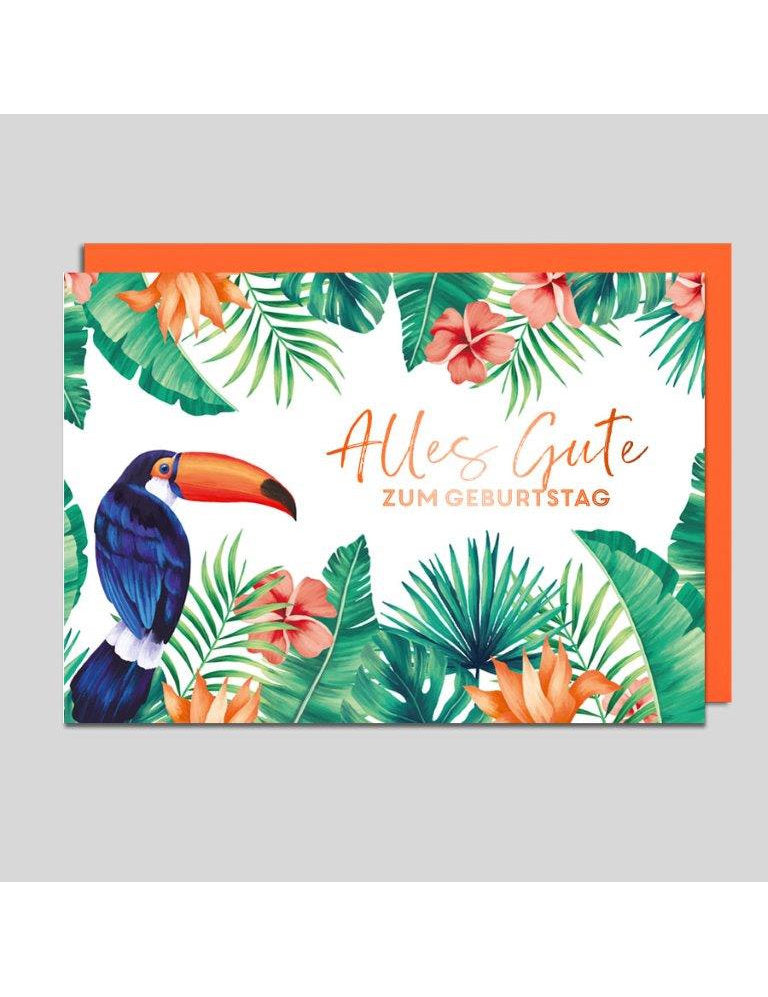 Doppelkarte. Geburtstag