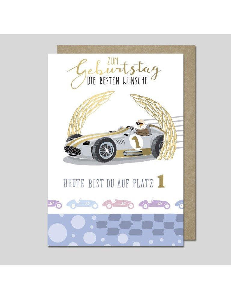 Doppelkarte. Avantgarde - Geburtstag