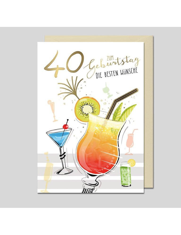 Doppelkarte. Avantgarde / Zahl 40