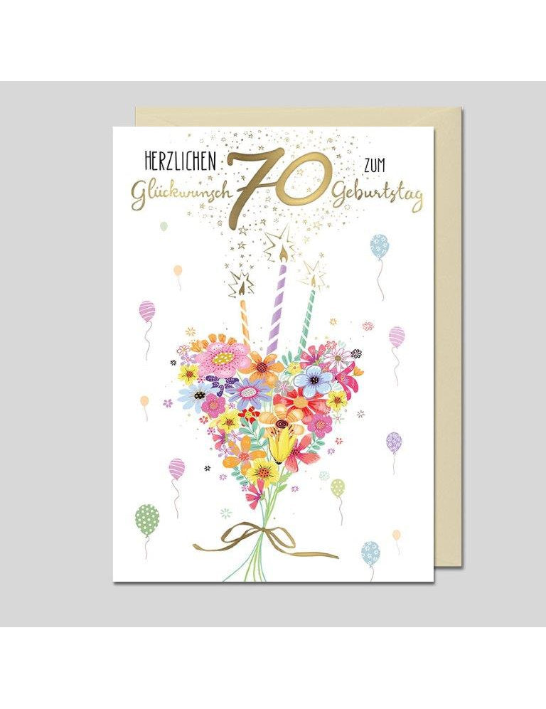 Doppelkarte. Avantgarde / Zahl 70