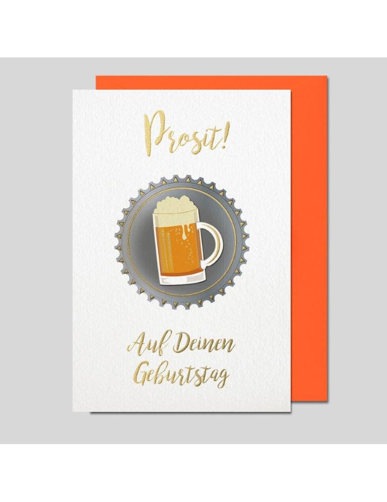 Doppelkarte. Geburtstag Impressione