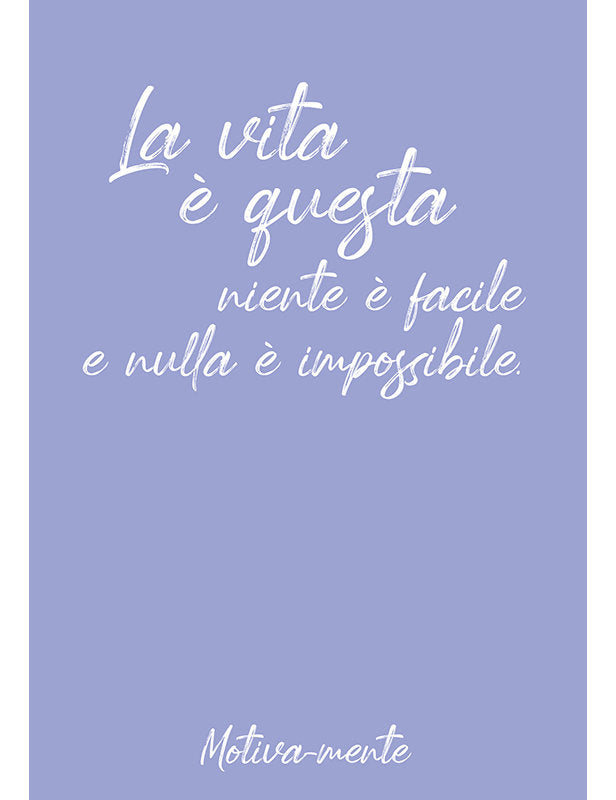 Doppelkarte B6. Tanti auguri, La vita è questa niente è