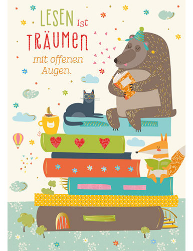 Lesen ist träumen mit offenen Augen