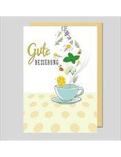 Doppelkarte. Avantgarde - Gute Besserung