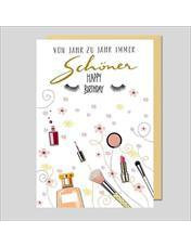 Doppelkarte. Avantgarde - Happy Birthday