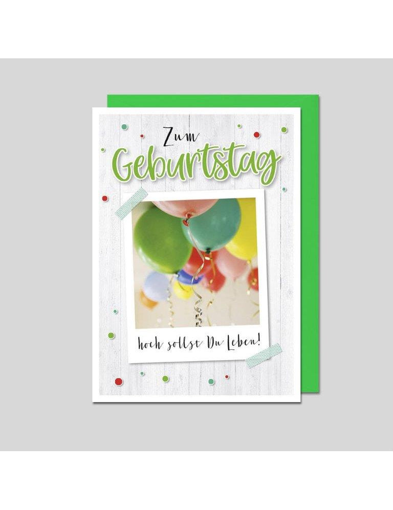 Doppelkarte. Geburtstagskarte