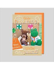 Doppelkarte. Gute Besserung