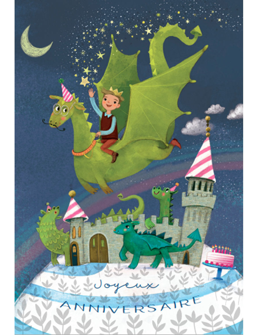 Carte double. Joyeux Anniversaire