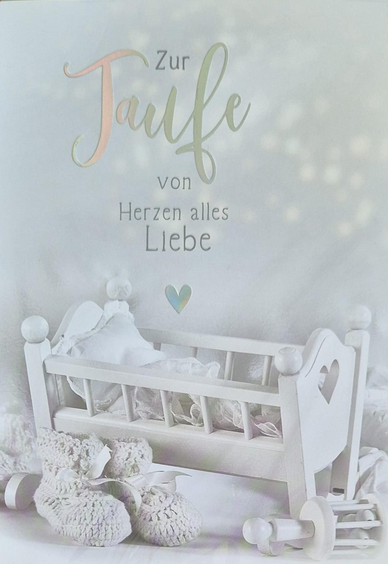 Zur Taufe von Herzen alles Liebe (B6)