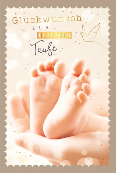 Glückwunsch zur Heiligen Taufe (B6)