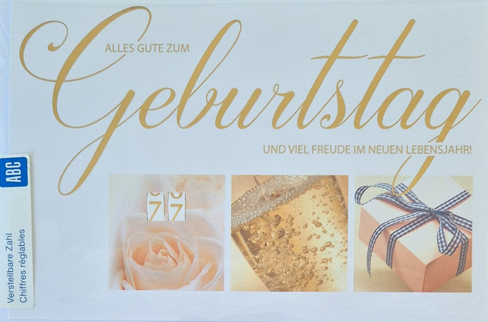 Alles Gute zum Geburtstag (1-99) (B6)