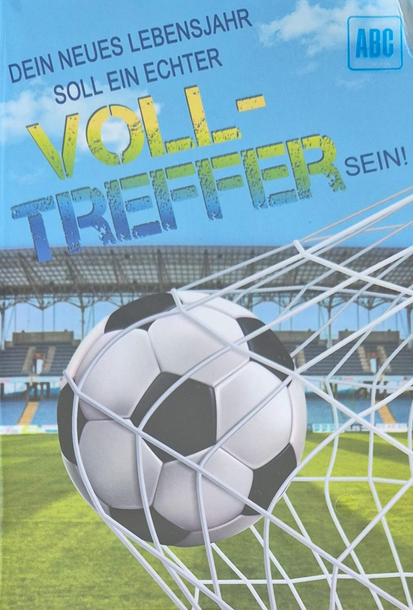 Dein neues Lebensjahr soll ein echter Volltreffer sein (B6)