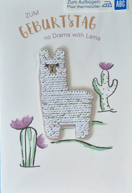 Zum Geburtstag no Drama with Lama (B6)