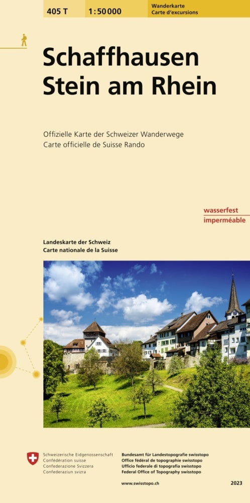 405T Schaffhausen - Stein am Rhein Wanderkarte (Bundesamt Für Landestopografie Swisstopo)