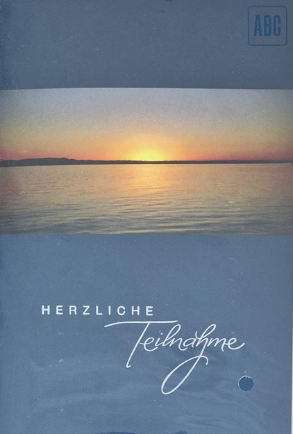 Herzliche Teilnahme (B6)