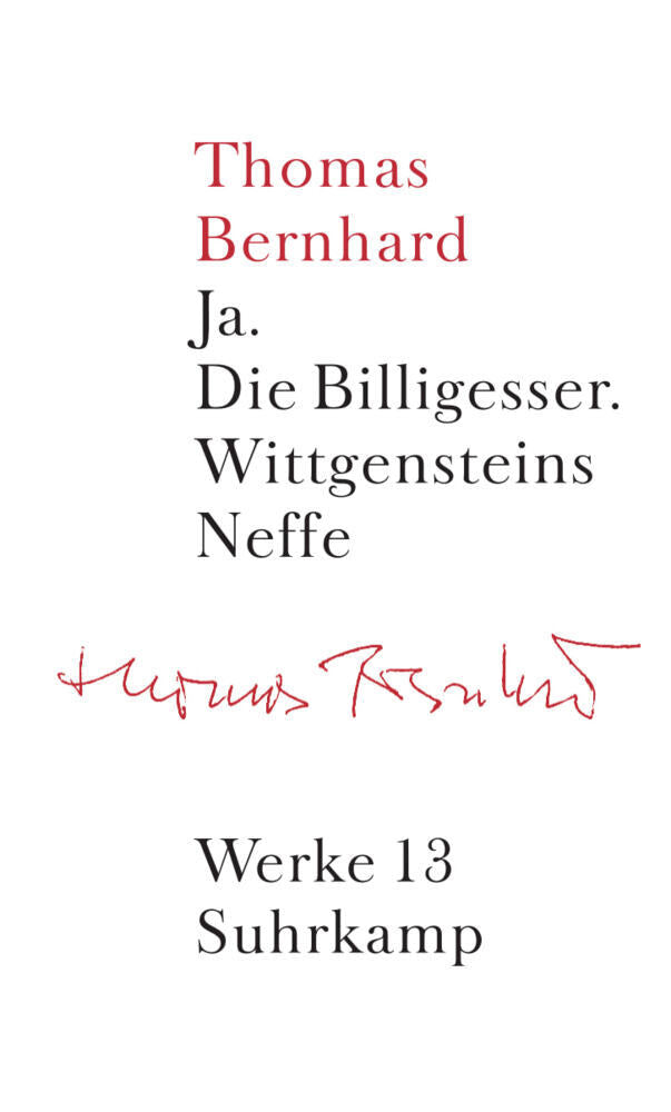 Werke in 22 Bänden.Tl.3 (Thomas Bernhard)