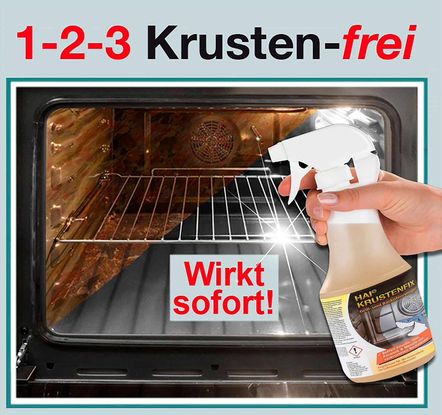 Krustenfix, 500 ml - Zur Säuberung des Backofens