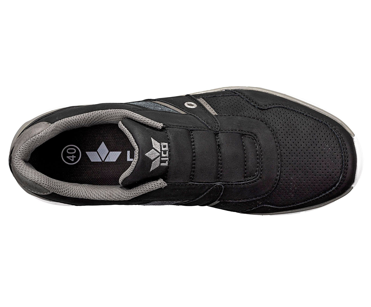 Slipper Conner (Grösse: 44) schwarz/grau