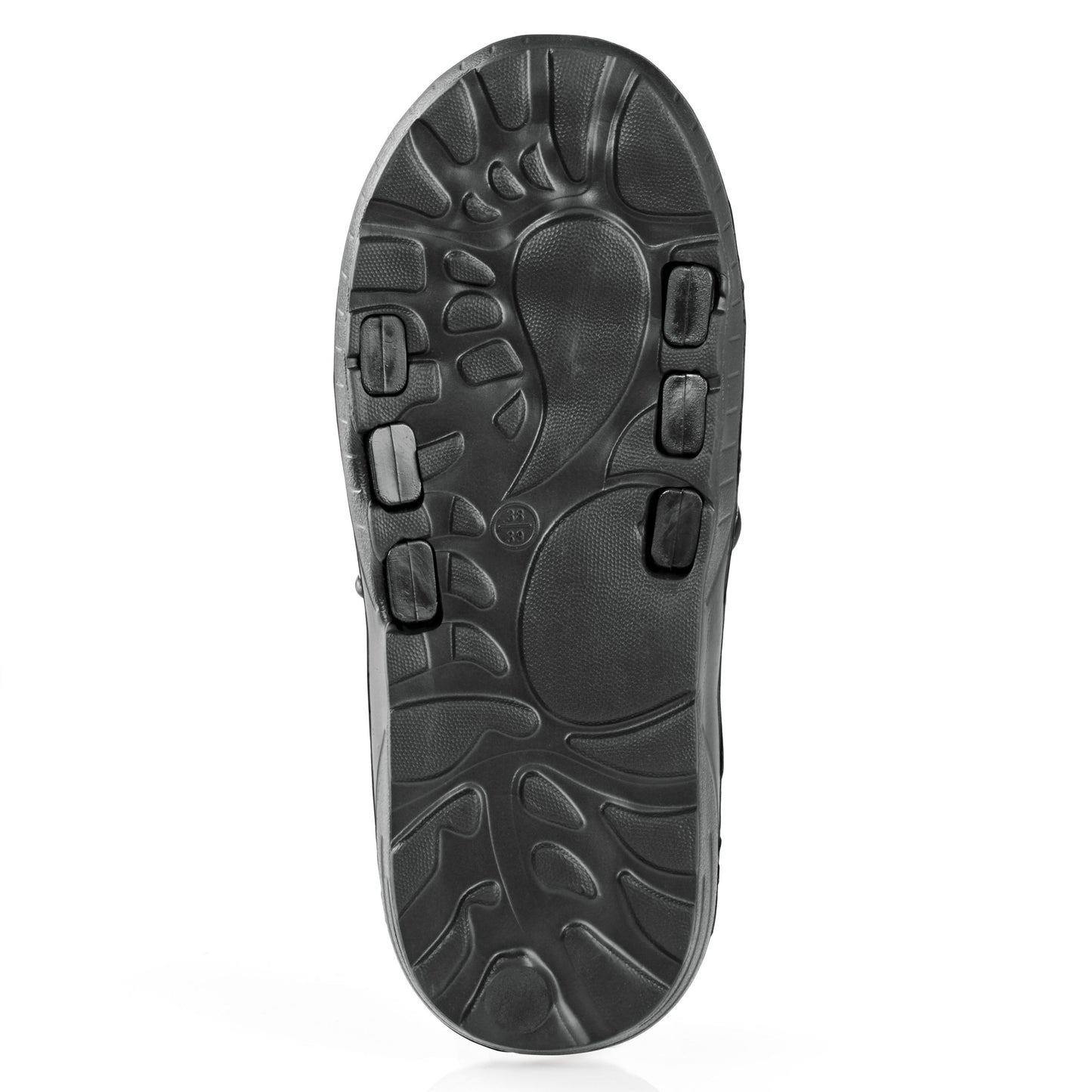 Massage-Pantolette, schwarz (Grösse: 38/39)