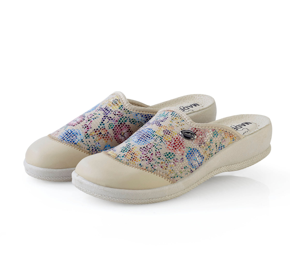 Stretch Clog "Rosalie", beige (Grösse: 38)