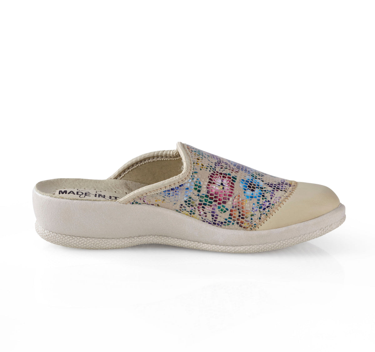 Stretch Clog "Rosalie", beige (Grösse: 38)