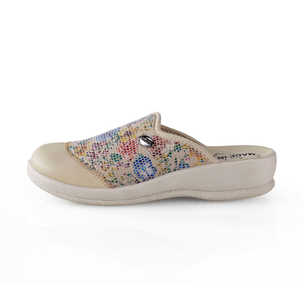 Stretch Clog "Rosalie", beige (Grösse: 38)