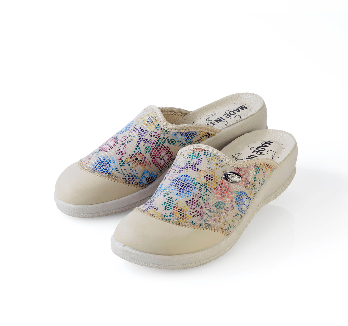 Stretch Clog "Rosalie", beige (Grösse: 38)