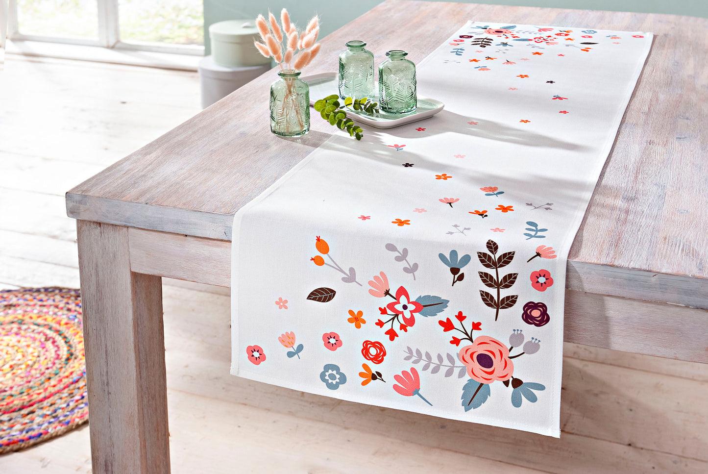 Tischläufer "Flowers" 40 x 140 cm