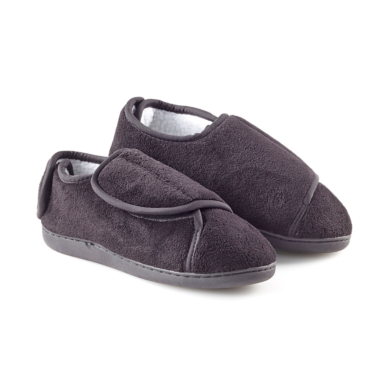 Klett-Hausschuhe, schwarz (Grösse: 40 - 41)