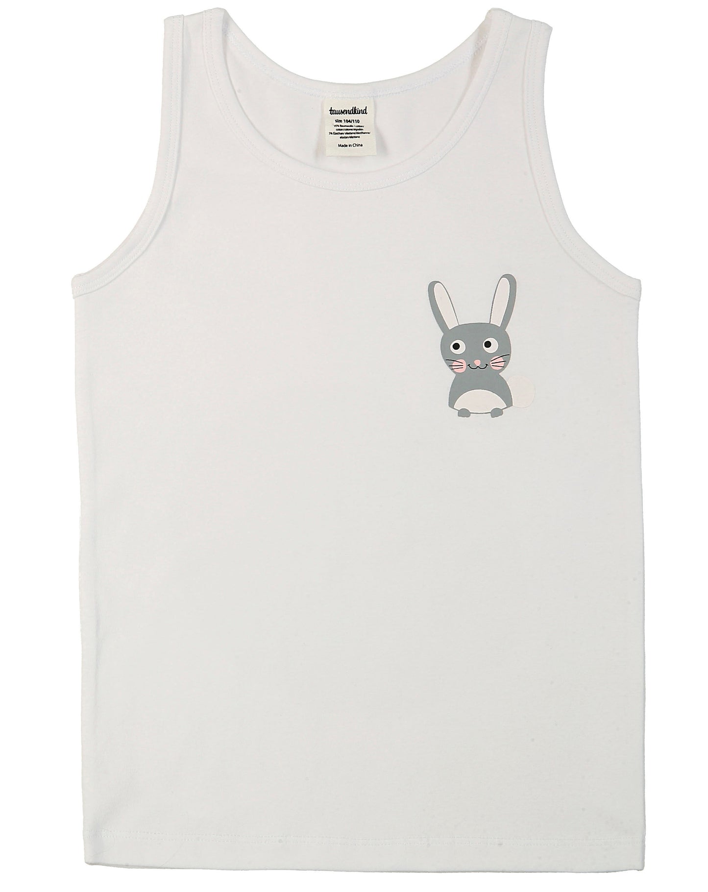 Unterhemd HASE HENRY 2er-Pack in rosa/weiss