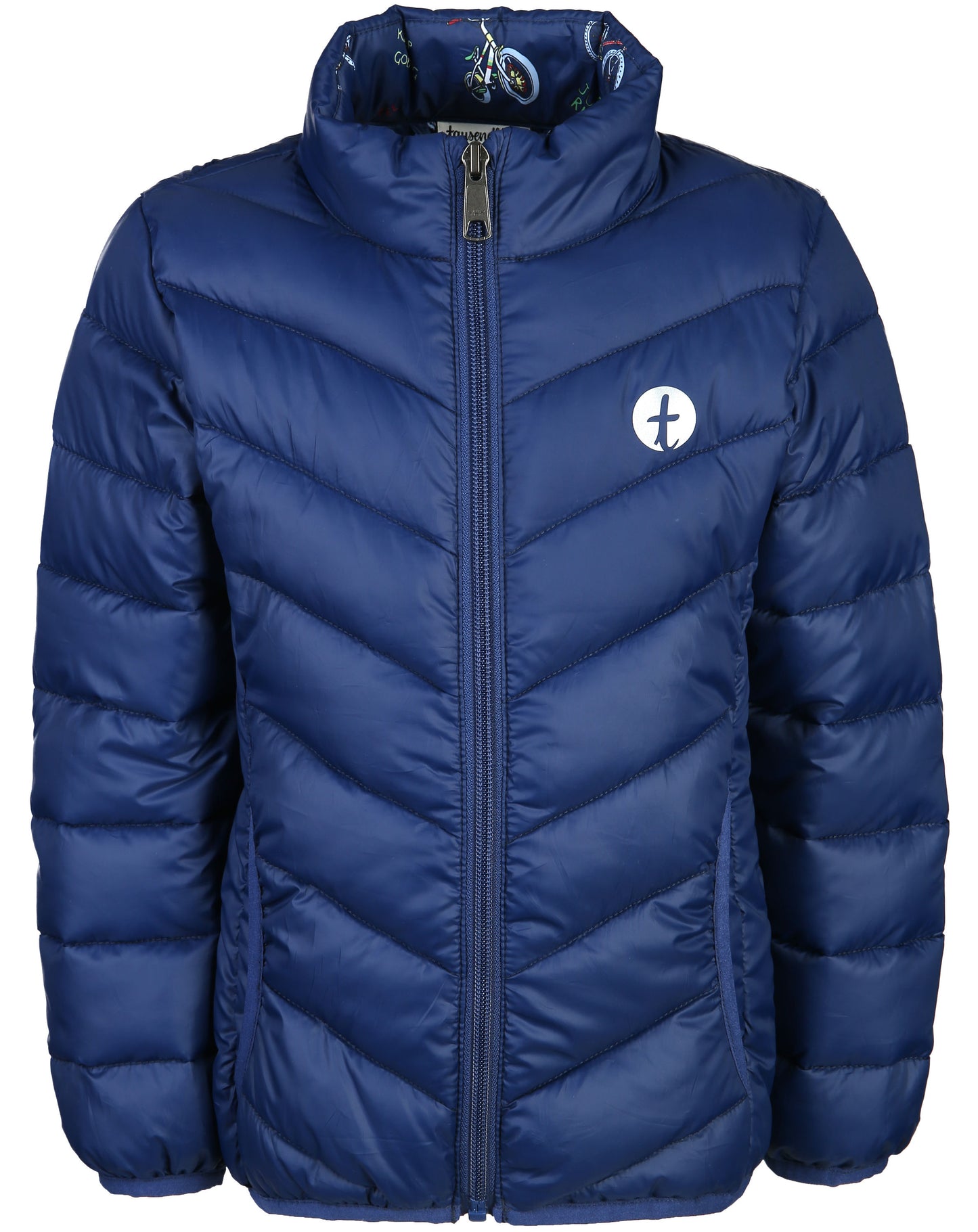 Steppjacke BMX in blau Gr. 122