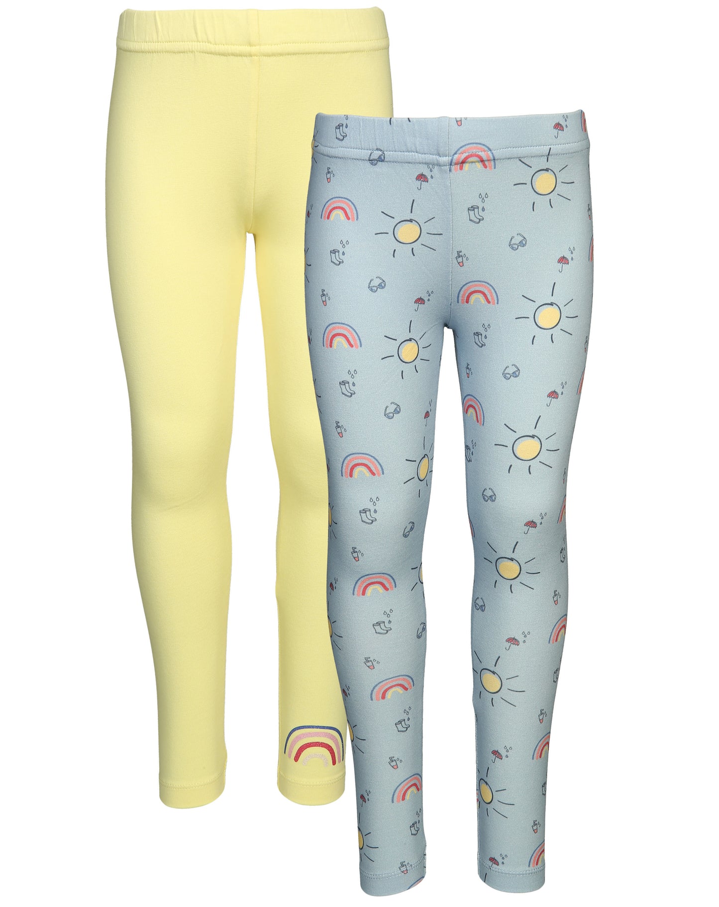 Leggings FLORIDA Gr.116/122 2er-Pack in blau/gelb