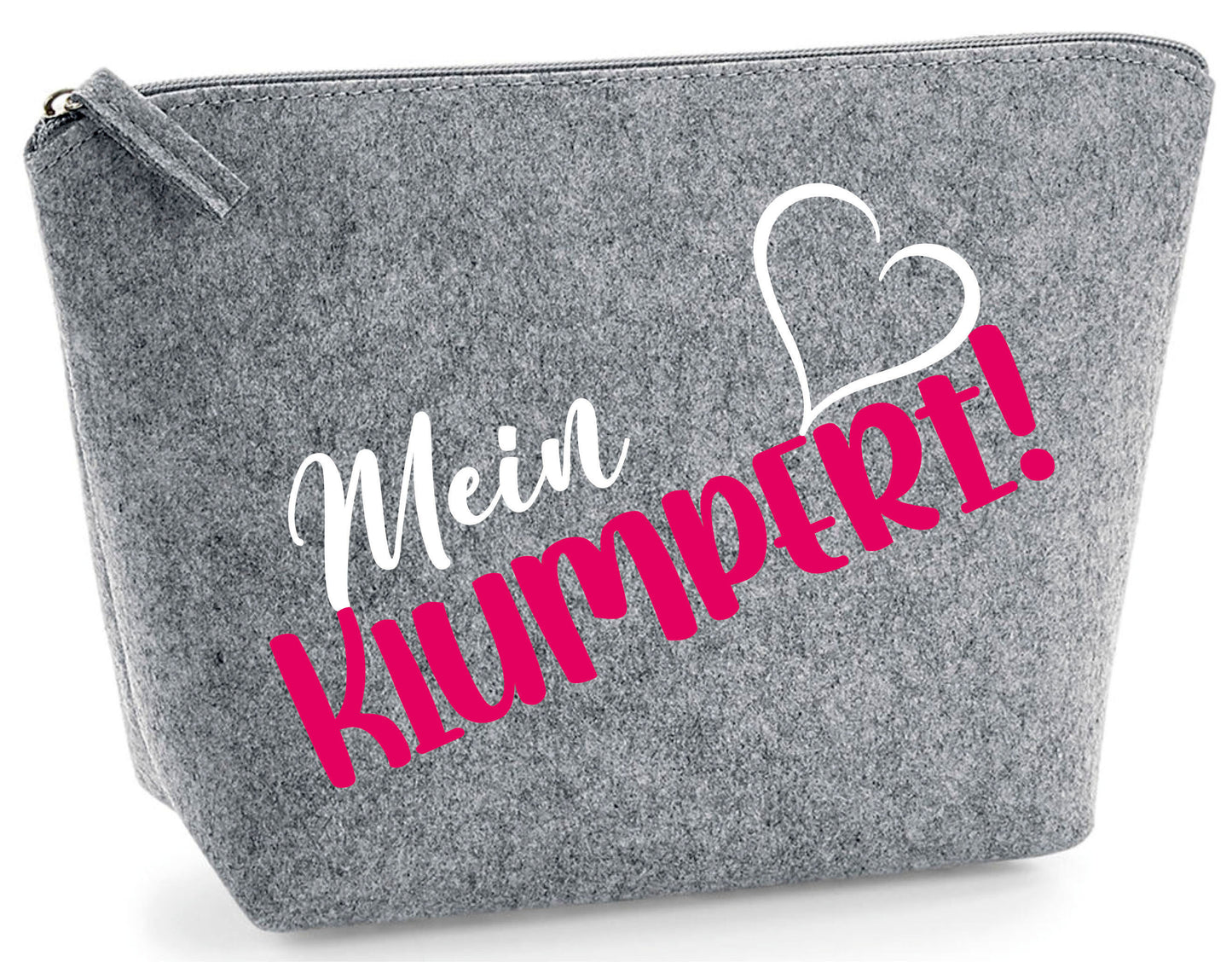 Mittlere Filztasche "Mein Klumpert"