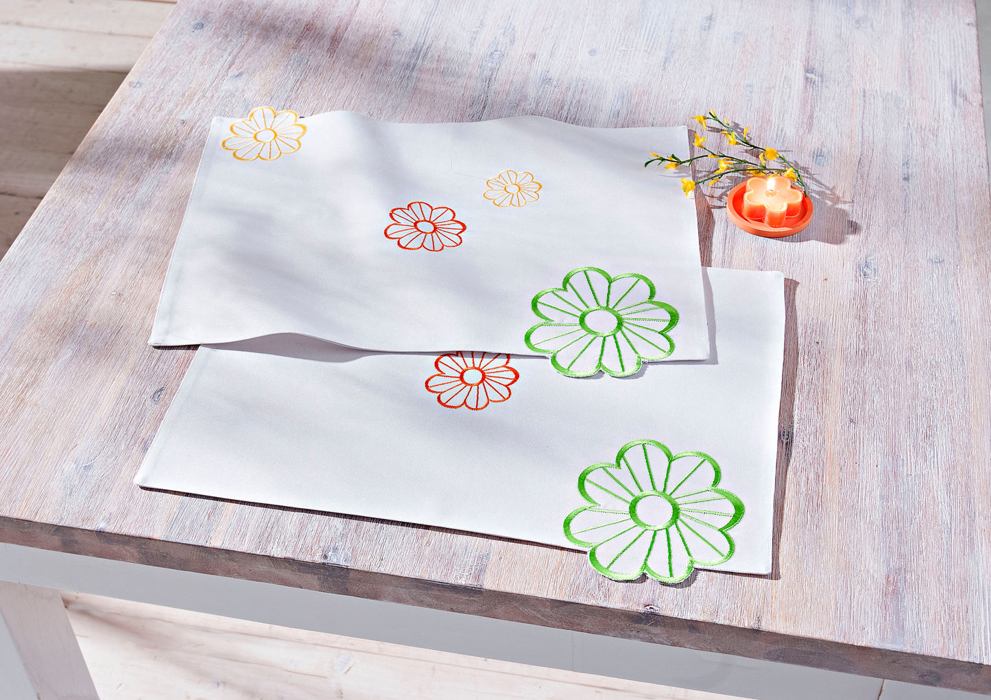 Tischsets "Flowers Colorful" 2er-Set