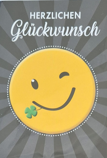 Herzlichen Glückwunsch ( 7 x 10 cm )