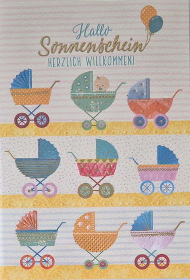 Hallo Sonnenschein herzlich Willkommen (B6)