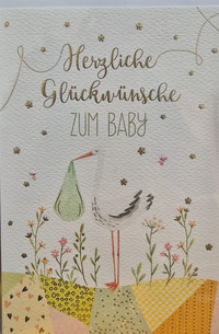 Herzlichen Glückwunsch zum Baby (B6)