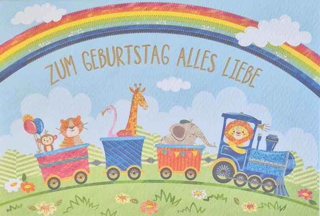 Zum Geburtstag alles Liebe (B6)